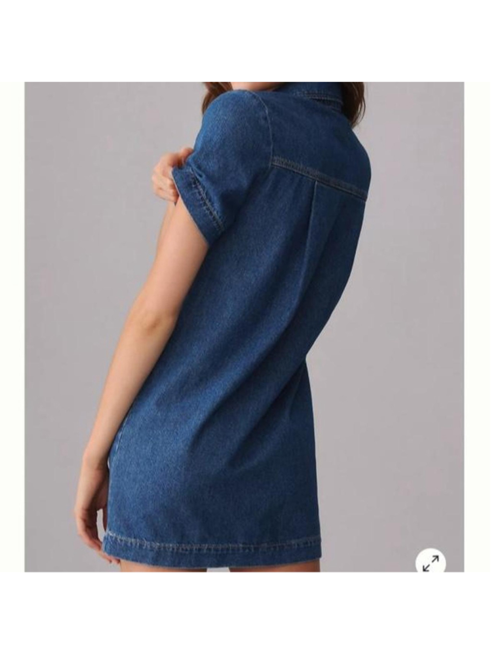 Reformation JEANS Loeb Denim Mini Dress - Size 2 - Picture 2 of 5